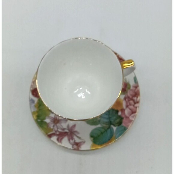 Vintage Royal Winchester Bone China Dutchess Fruit & Floral Pattern Cup & Saucer - Picture 6 of 8